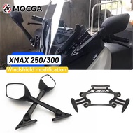 Suitable for Yamaha XMAX300 Modified Windshield Lifting Bracket Rearview Mirror Forward Navigation Bracket xmax 300