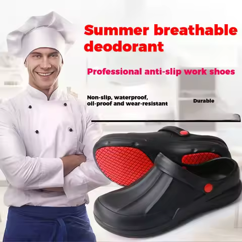 Chef's Shoes Are Non-Slip, Waterproof, Oil-Proof, Soft-Soled, Lightweight, Wear-Resistant Work Shoes