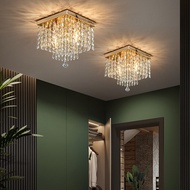 Minimalist Designer Creative Crystal Ceiling Light Bedroom Living Room Foyer Corridor Corridor Round