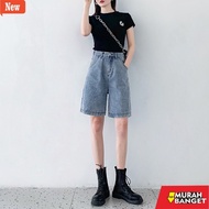 Women's denim shorts - Alice Jeans - Women's Short Jeans Korean Highwaist Denim Shorts/
