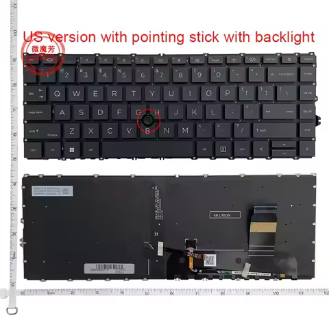 US/RU NEW keyboard for HPELITEBOOK 840 G7 840 G8 845 G7 845 G8 745 G7 745 G8 zbook14 G7 zbook14 G8 P