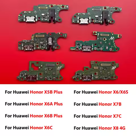 New USB Charging Port Charger Board For Huawei Honor X5 B Plus X6 A B C Plus X7B X7C X8 A B C X9C Do