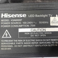 HISENSE 43A6000F AIO BOARD SPEAKER WIFI RIBBON HISENSE 43A6000F HISENSE43A6000F hisense 43a6000f his