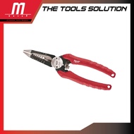 Milwaukee คีมหนีบ 6 in 1 หนีบจับ ตัด ดัด งัด แงะ 48-22-3079 (6 in 1 8GA-20GA WIRE STRIPPING CAPACITY