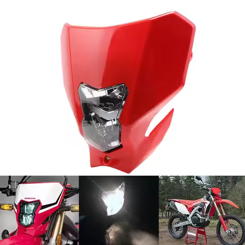Motorcycle New 2022 Waterproof Plug Headlight Head Light For Honda CRF450L CRF450XR CRF 450L 450XR 4
