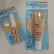 Wardah paket 2in1 Complexion Lightening concealer foundation