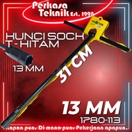 HASSTON 1780-113 T-Socket Wrench 13 mm Black Sock Long Socket Wrench