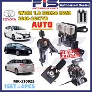 FIS Engine Mounting Kit Set Toyota Wish 1.8 2.0 ZGE20 ZGE21 ZGE22 Auto With Bracket Mounting Enjin