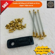 XO Zippo wheel threaded copper latch Combo + zippo spring + zippo rubber stopper, genuine zippo acce