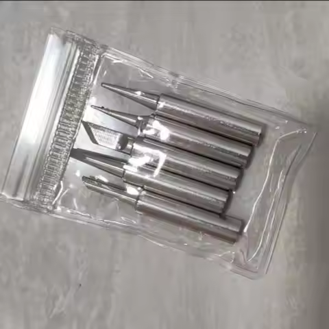 5pcs Lead-free Electric Soldering Iron Tip 900M-T I+B+K+2.4D+3C Welding Head Bit Professional Solder