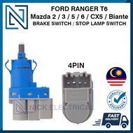 FORD RANGER T6 , Mazda 2 , 3 ,  5 , 6 , CX5 , Biante (4Pin) Brake Light Switch Stop Lamp Switch