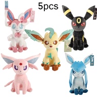 COD Genuine Pokémon Doll Pikachu Plush Toy Eevee Doll Pokémon Cute Ragdoll Moon Eevee Sun Eevee