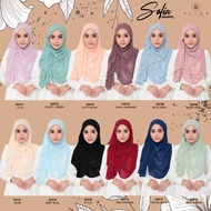 SHAWL SOFIA [ Long Shawl both end curve ]