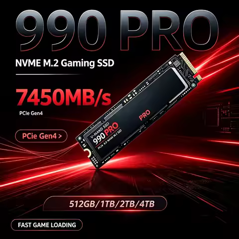 High‑Performance 990 PRO M.2 2280 NVMe SSD 1TB 2TB 4TB PCIe Gen4 Fast Game Storage Disk For PS5 Gami