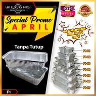 Aluminum Foil|Foil Tray|Aluminum Foil Container|Baked Tray|F1 (Without Lid)