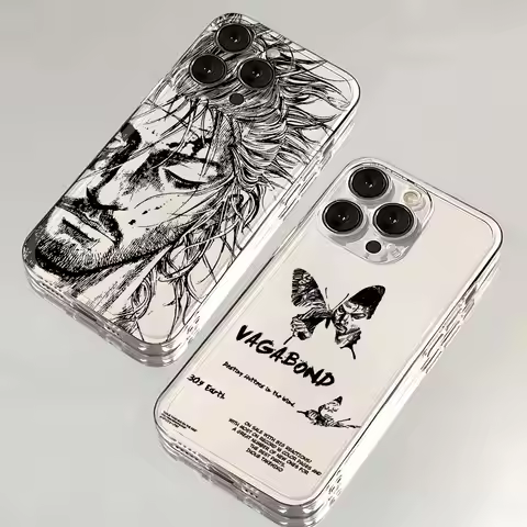 Vagabond Anime New Clear Case For Samsung A73 A72 A71 A55 A52 A51 A50 A35 A33 A32 A31 A30 A24 A23 A2