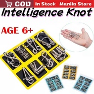 Intelligence Knot 8pcs Metal Puzzle Baffling puzzle Games Baby Teaching 6+