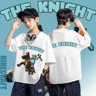 Minecraft Jj & Mikey Maizen Game Kids T-Shirt Unisex Print Short Sleeve Cotton Children's Summer 1
