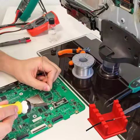 Magnetic Wire Fixture Bracket Welding Table Fixed Clamp Insulated Soldering Wire Tin Leads Clamp for