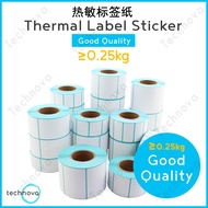 [≥0.25kg]Thermal Barcode Sticker Paper Barcode Label Sticker Price Label Product Label [Good Quality