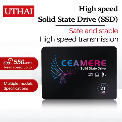 UTHAI CMSSDA SSD NMVE M2 Solid State Drive 64G, 128G, 256G, 1TB, 2.5-inch SATA3 Laptop Desktop Hard 