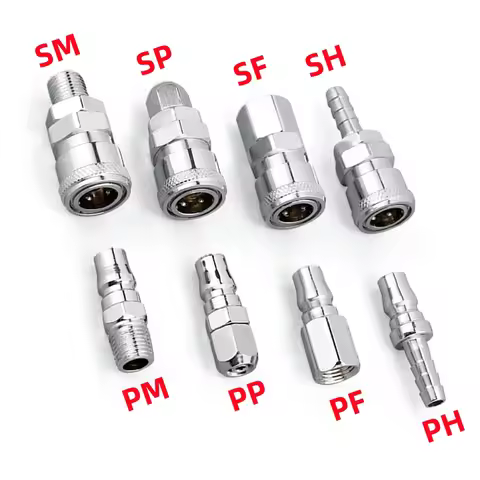 Aquarium Fish Tank Pneumatic C-type Quick Connector Garden Water Tank Male&Female PU Air Pipe SP/PP/