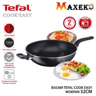 MAXEKO 🕊 TEFAL B50389 COOK EASY 32cm/36cm WOKPAN Periuk Pot Pan Wok Kuali