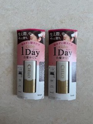 日本 日版 CIELO絲悅  1 Day 白髮補染梳 啡色