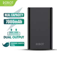 ROBOT Power Bank 7000mAh Powerbank 2 Inputs (Type-C & Micro) 2 USB Outputs RT7500