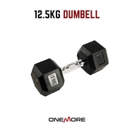 ONE MORE Hexagonal Dumbell 12.5kg Barbell