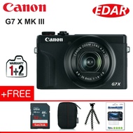 Canon PowerShot G7 X Mark III/G7X Mark III Digital Camera With 32GB CardCaseTripodProtector (Canon M
