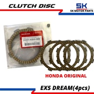 Clutch Disc Ex5 Dream(4pcs)Original Honda(Clutch disc ex5 ori honda spareparts ex5 engine parts ex5 