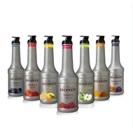 (Ready Stock)MONIN Puree Fruit Mix 1 Litre Various Flavors Strawberry Passion Fruit Peach