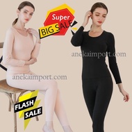 New Longjohn Women's Winter Clothing, Long John Winter Long John - Brown, M