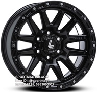 ล้อแม็กซ์ Lenso MX Marvel ขอบ17นิ้ว 6รู139 สีดำด้าน กว้าง9นิ้ว Offset18 [21654]