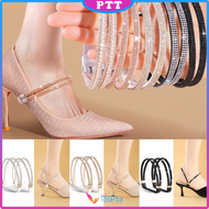 1 Pasang Tali Pergelangan Kaki Sepatu Sandal Wanita Heels Wrist Strap Taly Penahan Sepatu Kebesaran 
