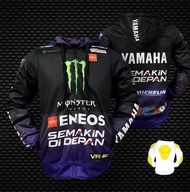 เสื้อฮู้ดการ์ดลาย moto gp สำหรับขับขี่มอเตอร์ไซค์ พร้อมการ์ด ป้องกัน 5 จุด