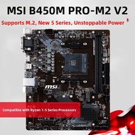 Gigabyte B450M A320 B550 M.2 AMD Ryzen 12345 Generation Desktop Motherboard New Condition for Deskto