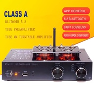 Based on British 6922 circuit lossless 5.0 Bluetooth Class A 6K46N2 Vacuum Tube Preamp hifi Tube Pre