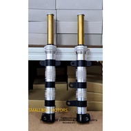 YAMAHA LC135 V2 55C 5SPEED CLUTCH TOBAKI RACING FRONT SHOCK ABSORBER LOWERED 4CM FORK DEPAN LR KIRI 
