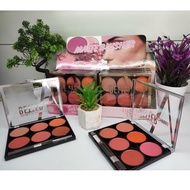 Seven Cool 6Colors Matte Blusher Pigment