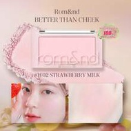 Romand BETTER THAN CHEEK W02 Strawberry Milk 4g/0.14oz, Soft Velvet Matte Texture, Oil Control & Com