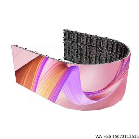 Outdoor P2.6/P2.9/P3.9 LED Display Hot Selling Curved/Round 500x500mm Rental Panel for Events