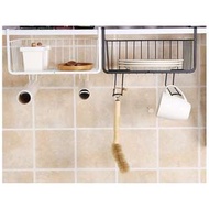 廚房櫥櫃下置物架隔層掛籃儲物架衣櫃收納分層架子櫃子掛架整理架 #sellfaster #0457