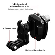 [Ship in 24h] PULUZ PU942B Sports Camera Motorcycle Windshield Clip Mount Quick Release Replacement 