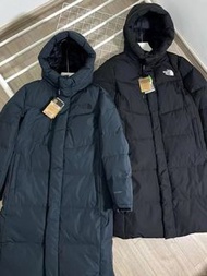韓國優惠預訂 2色選 the north face dryvent  長款連帽 户外機能防水 羽絨外套