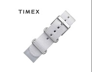 Timex 20mm 灰色 單層尼龍錶帶 Grey Nylon Strap Nato Strap 尼龍帶 錶帶 T7B991 - 包平郵