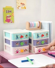 🇰🇷韓國Daiso x 蠟筆小新三層收納盒🆕
