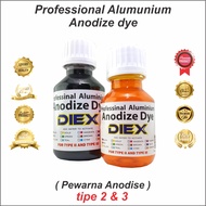 pewarna anodize almunium ANODIZE DYE PROFESSIONAL 75cc (professional use only)