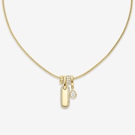 [With Box] HEFANG HEFANG Jewelry Lucky Medal Necklace Female Pendant Gift